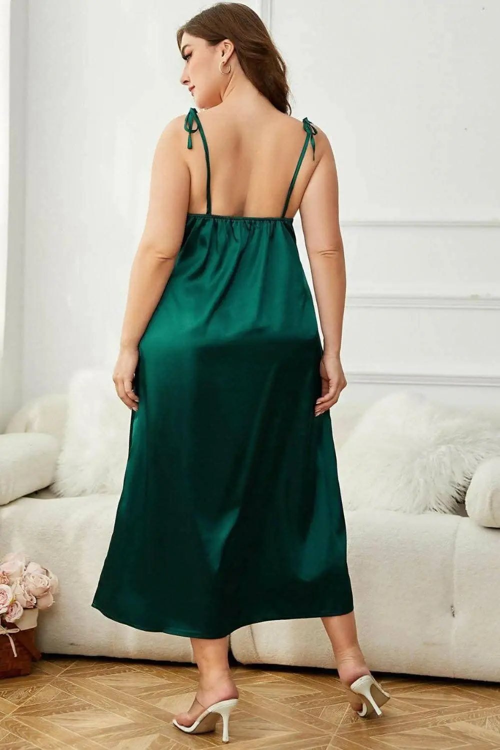 Plus Size Dress - Elegant - Midi