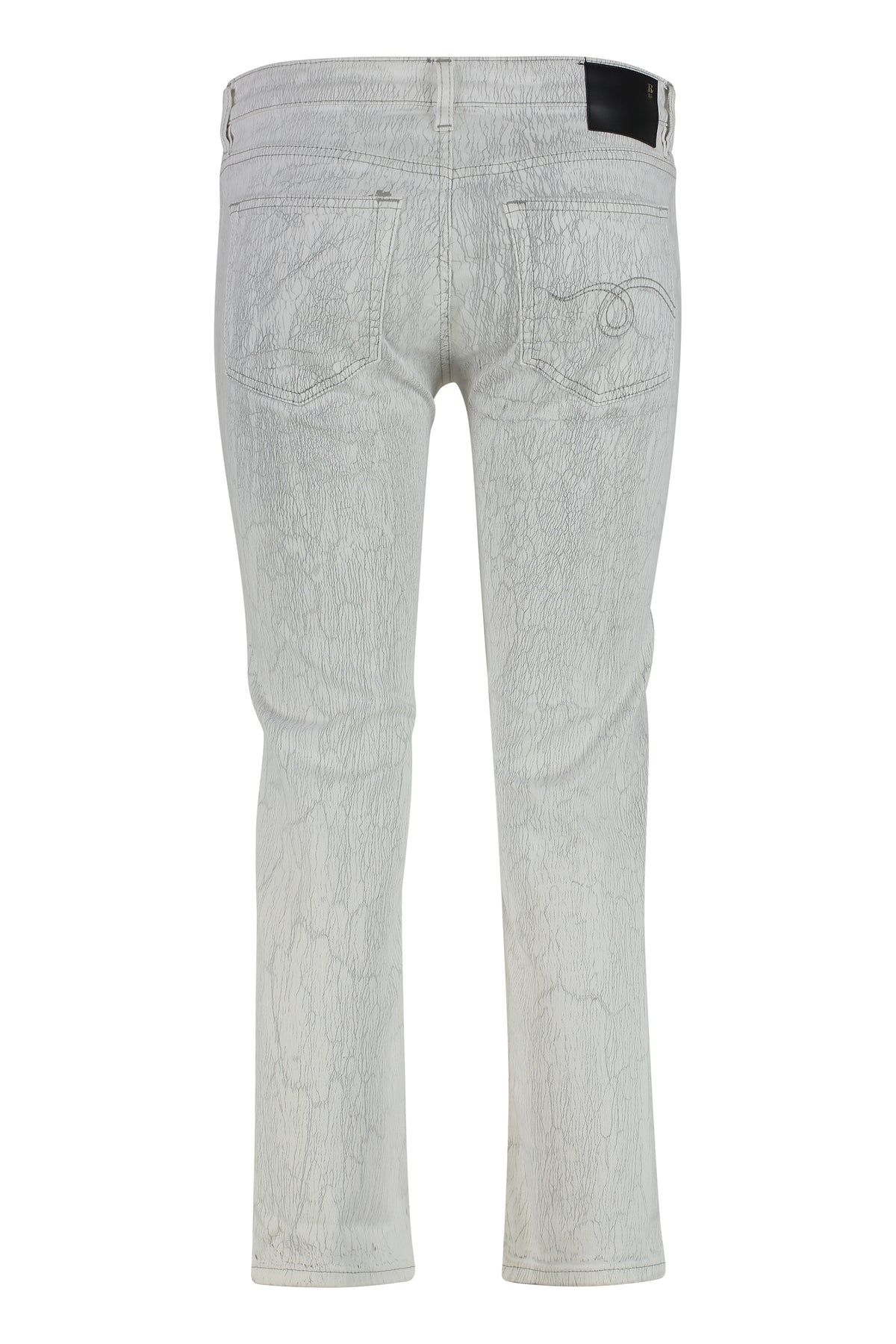 Straight Jeans in Pale Grey