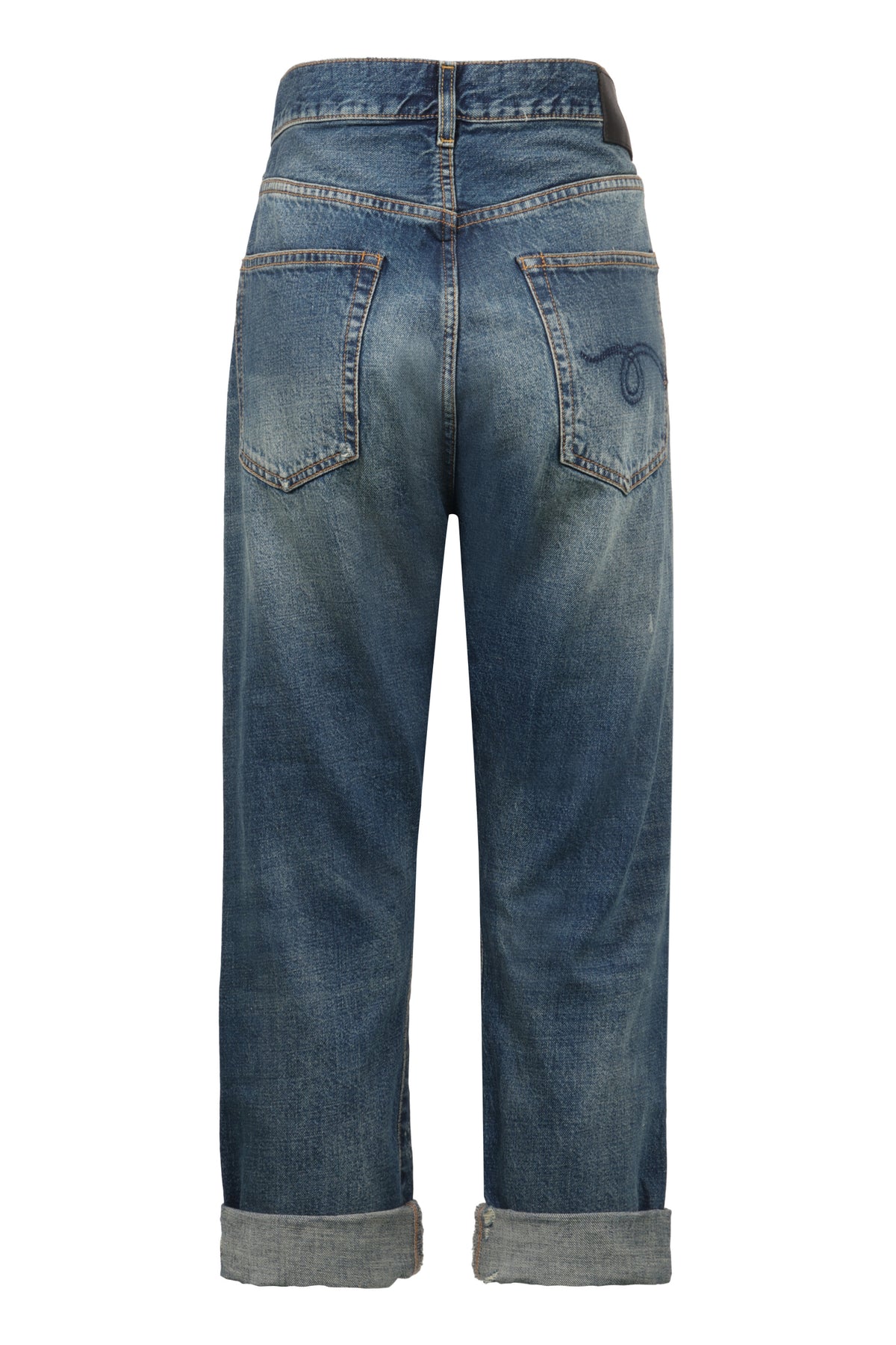 Crossover Cropped Jeans