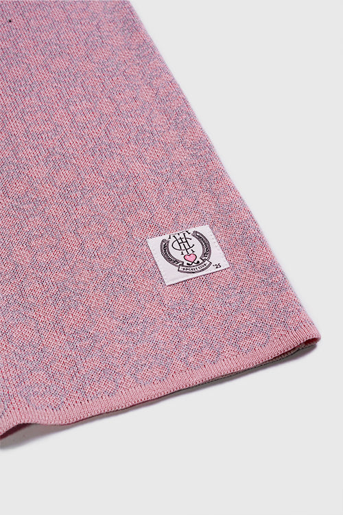 Racket Club Buttonless Crochet Polo