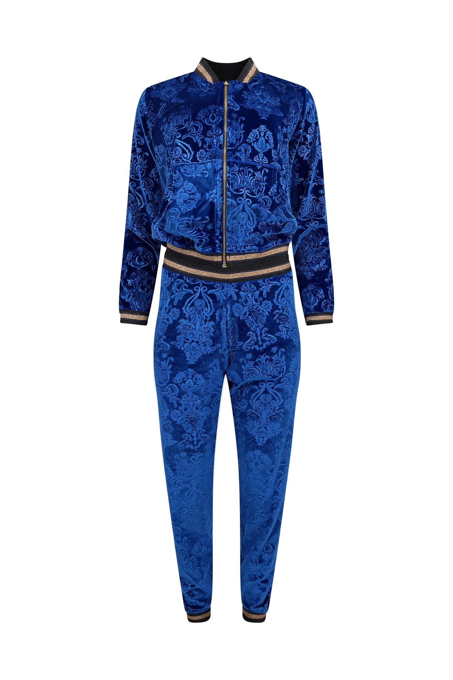 Royalty Velour Sapphire Tracksuit