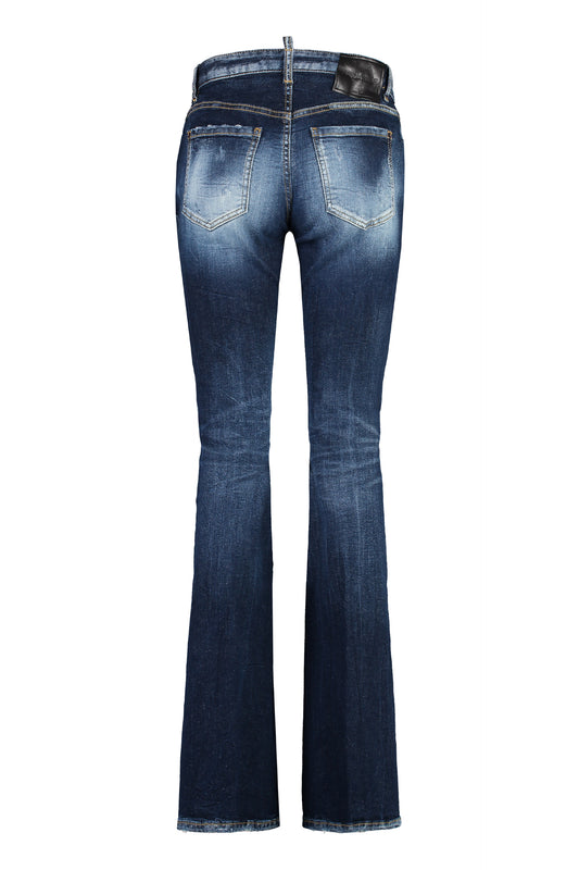 DSQUARED2 Twiggy Flared Denim Jeans, view 2