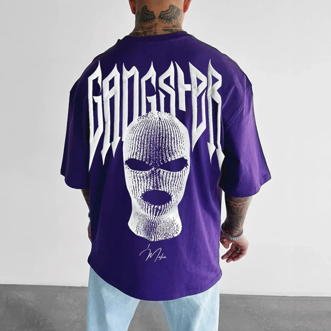 ๐ Masked Persona Oversized Harajuku T-Shirt