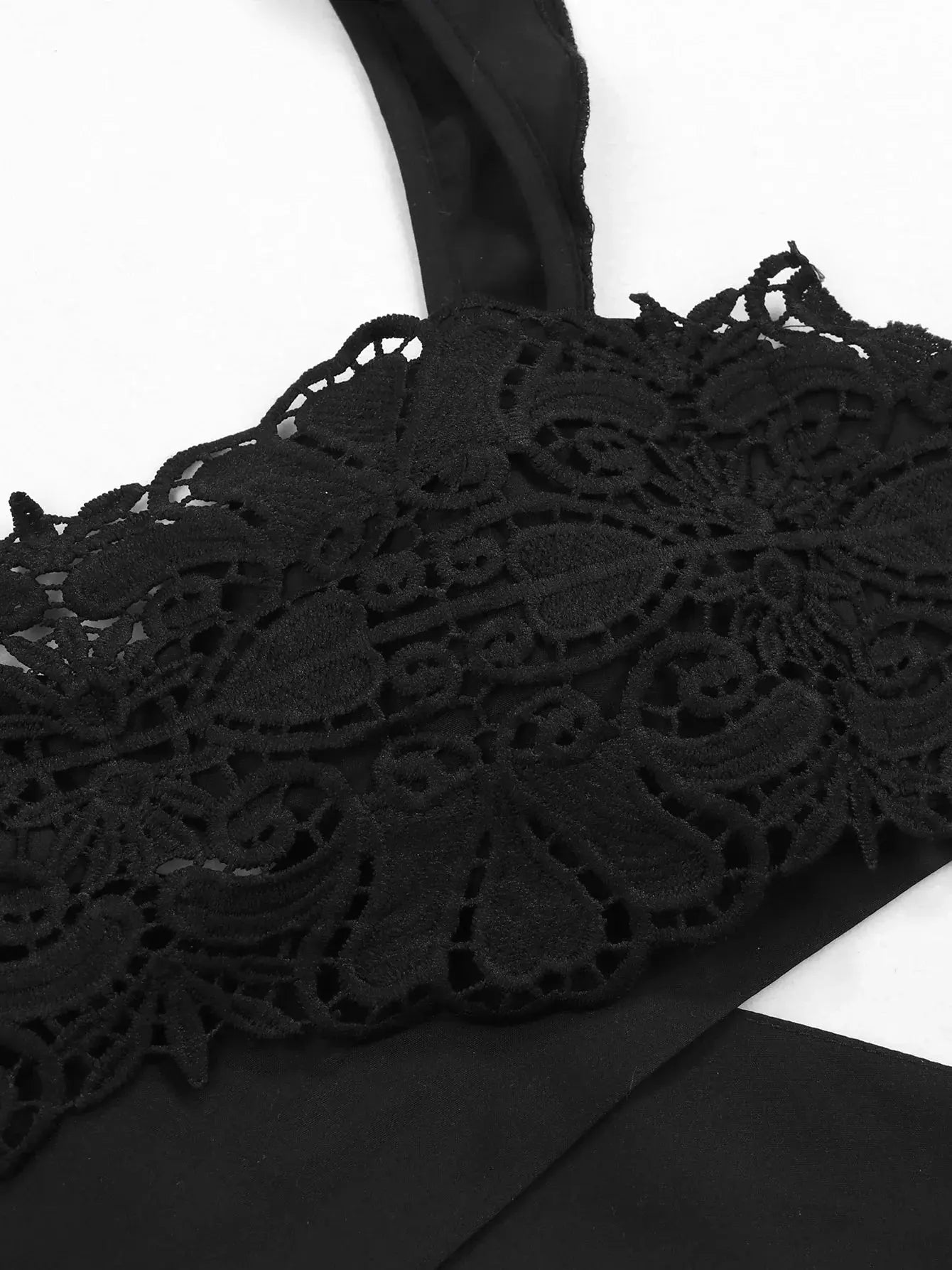 Sexikinis Swim Black Lace Women's Swimsuit 3-Piece Set Sexy & Stylish