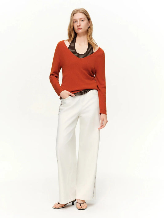 Loran Colour-Block Embroidered Straight-Leg Jeans, view 2