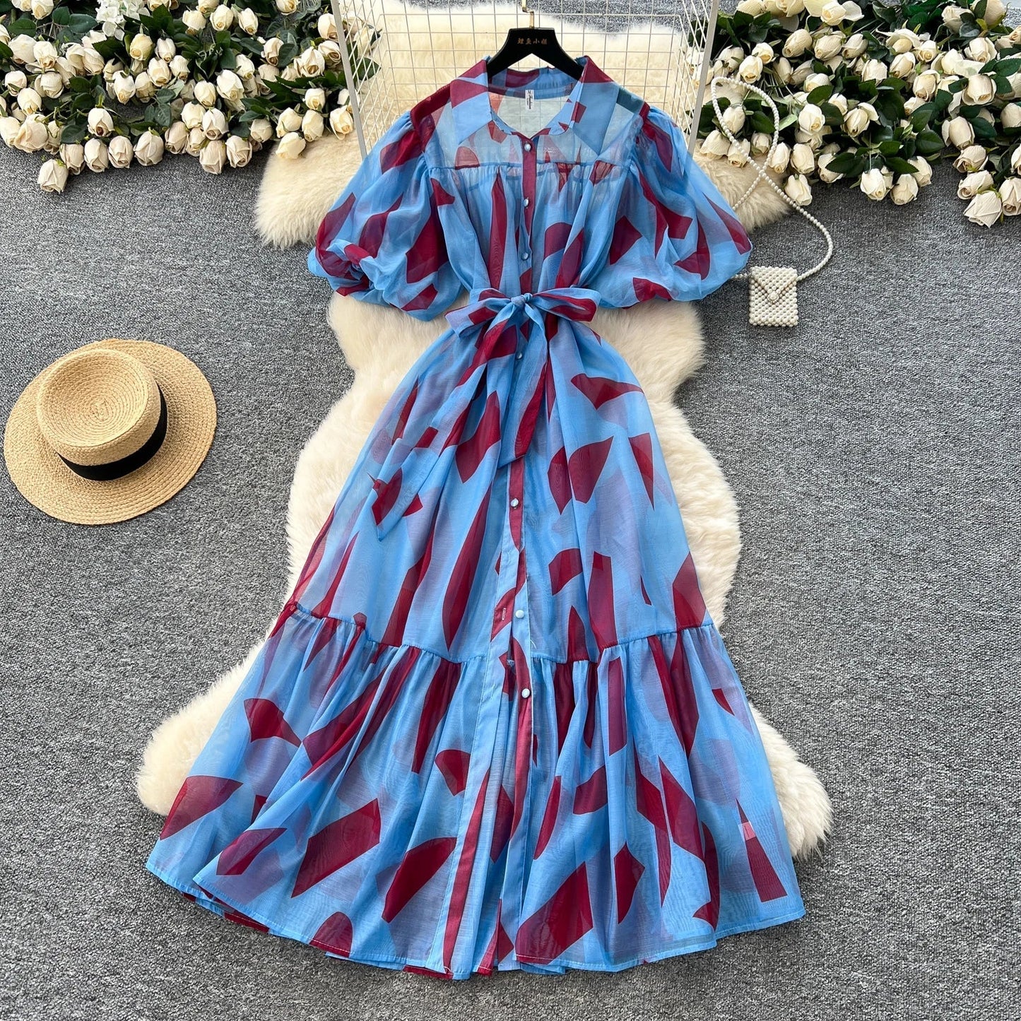 Spirited Printed Boho Sundress