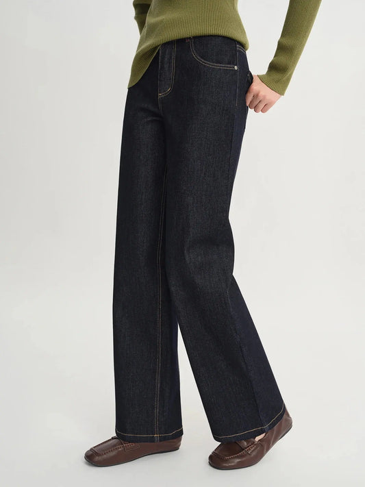 Loran High-Rise Straight-Leg Jeans, view 2