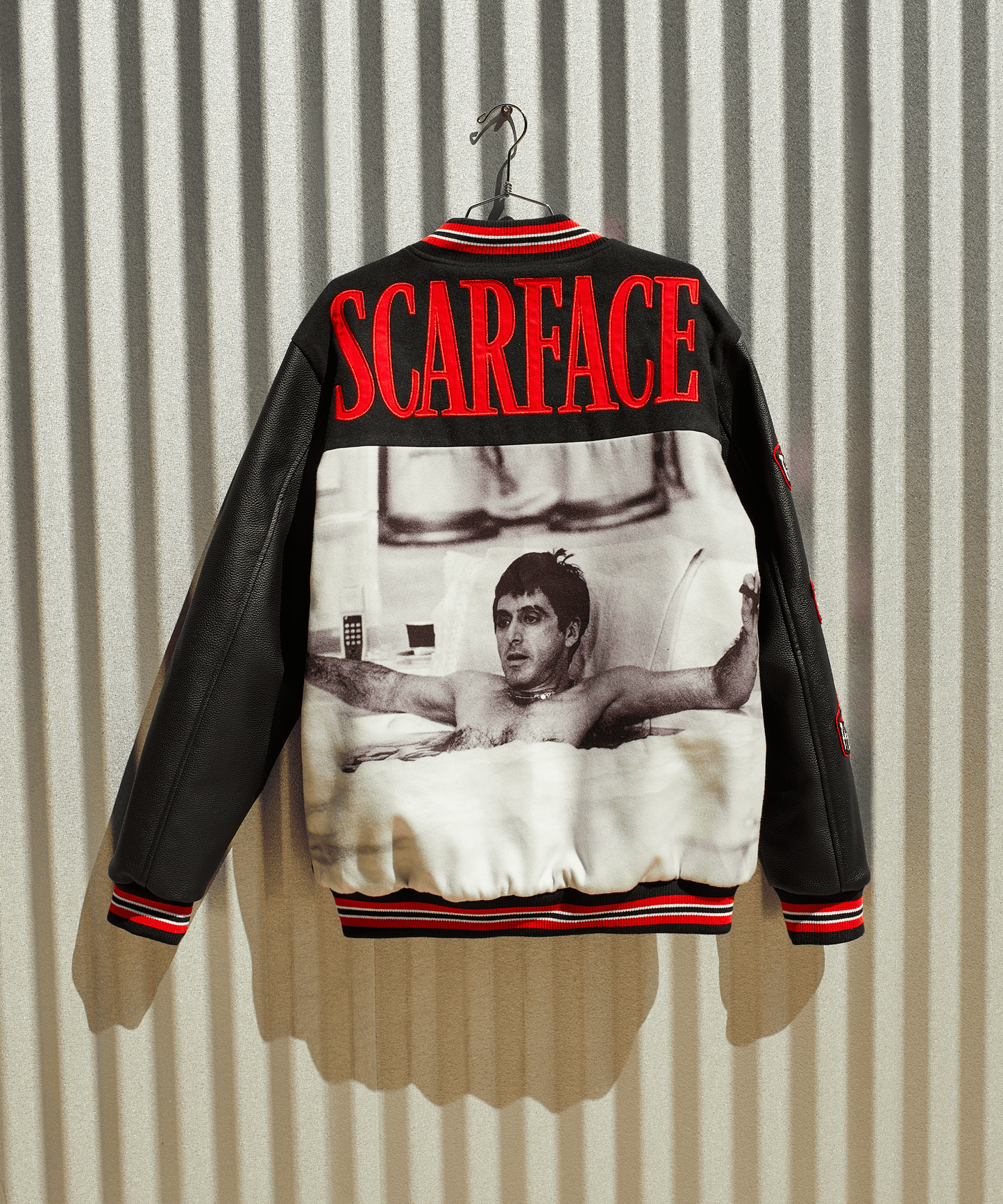 Scarface The World Varsity Jacket - Black