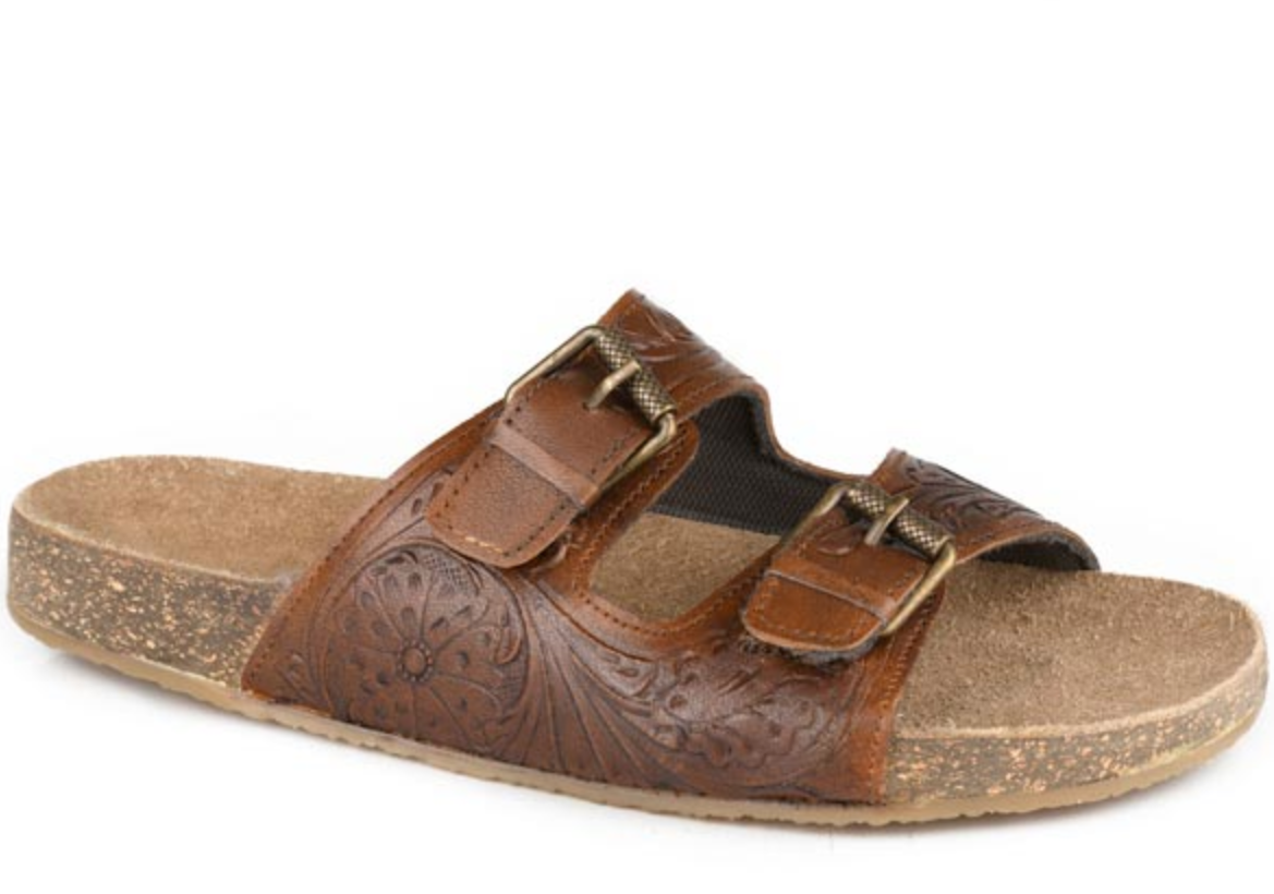 Desiree Tooled Sandal | Roper Womens