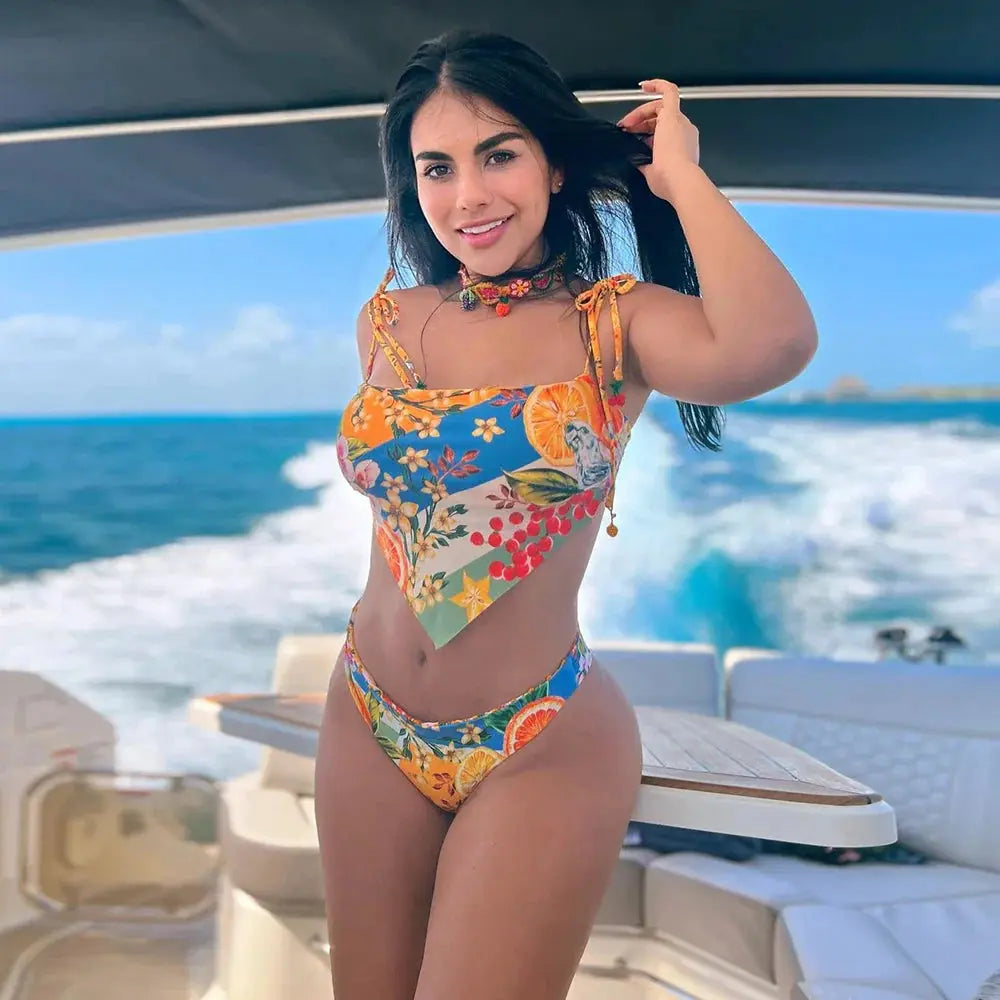 Sexikinis Swim Gemma Two-Piece Women's Swimsuit Beachwear Set - Flattering Fit, Premium Quality