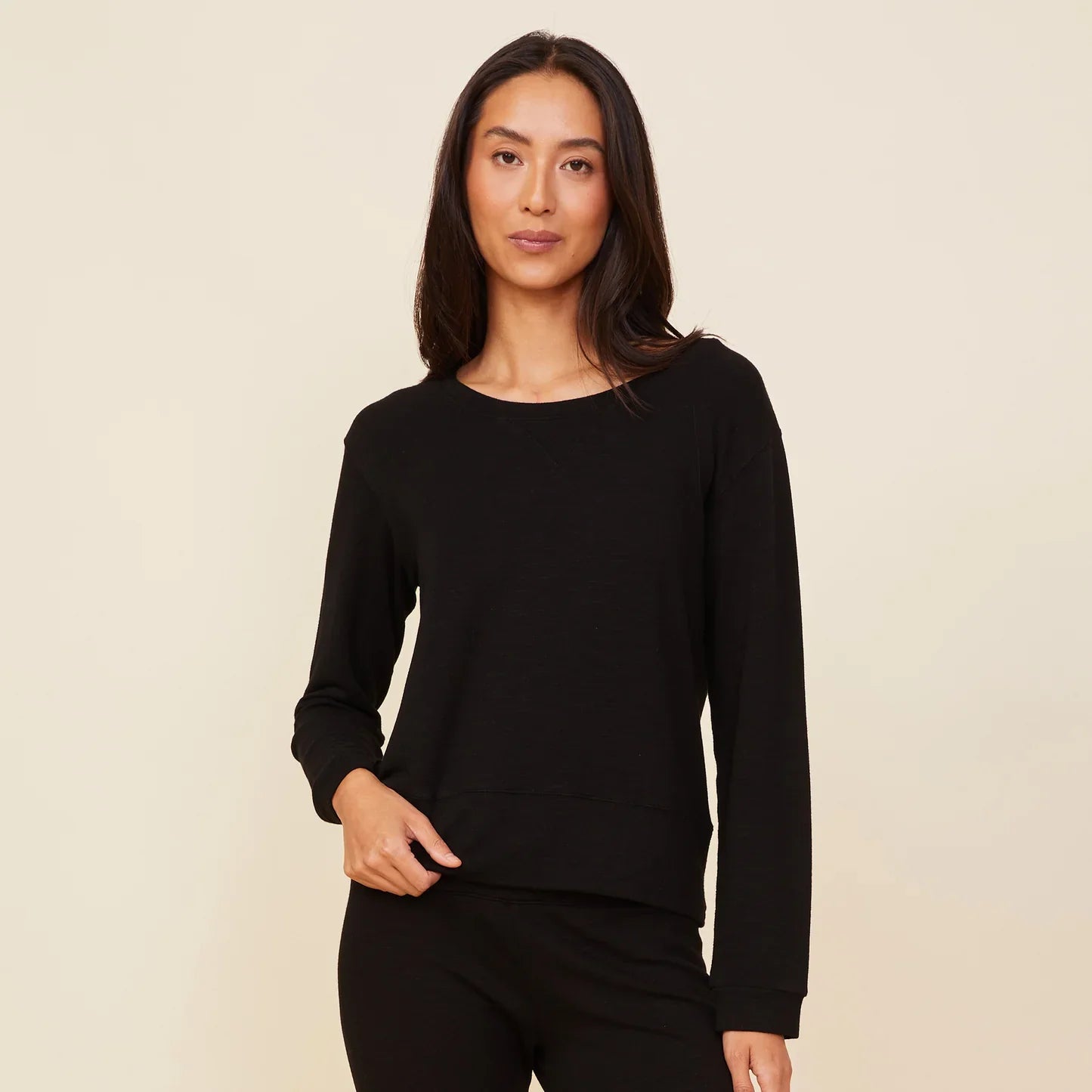 MONROW Supersoft Crew Neck Sweater