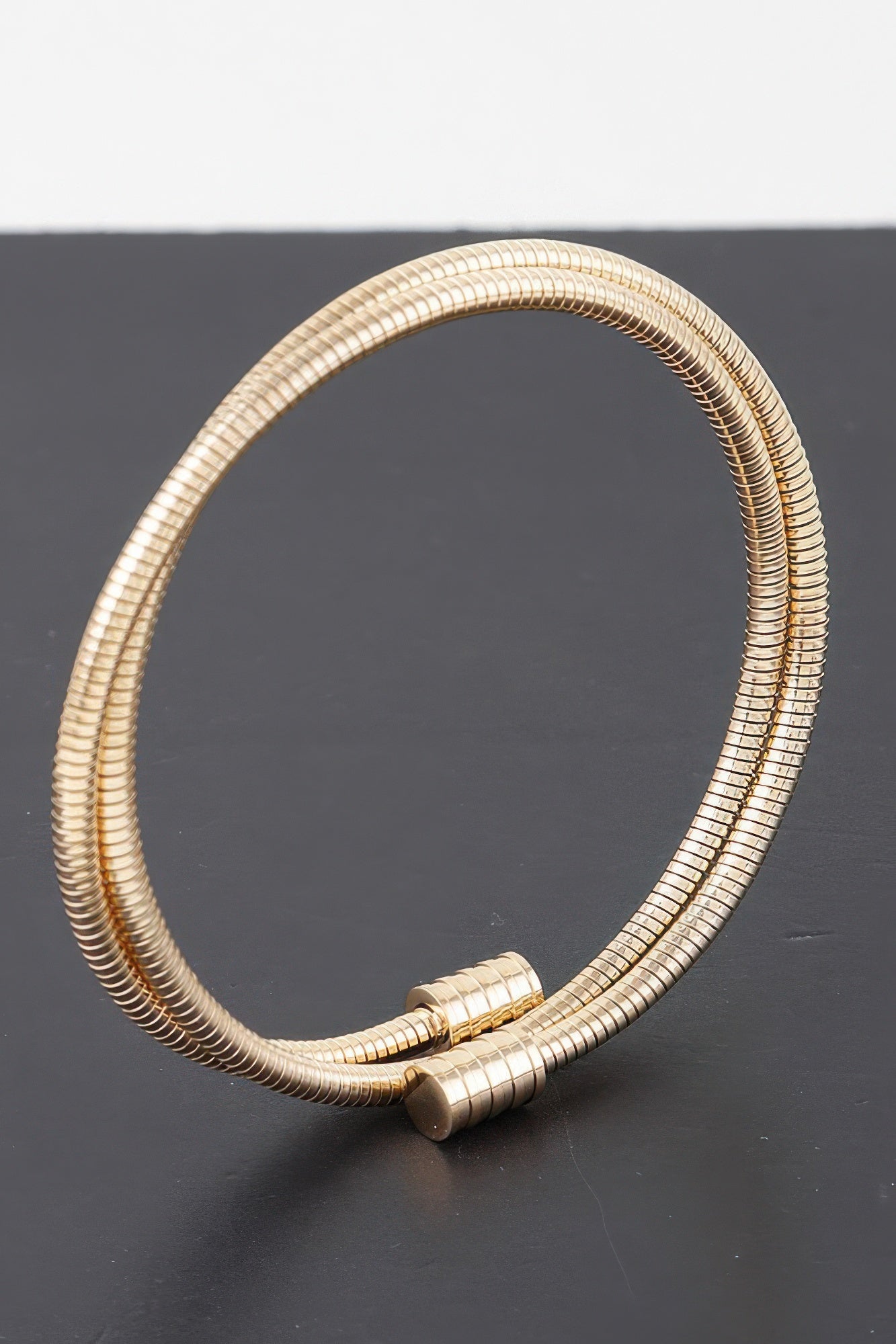 THE HIGHLINE Coil Wrapped Statement Bracelet: BYMANYC ® New York
