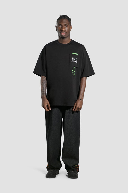Fall In Love Oversized Pocket Tee