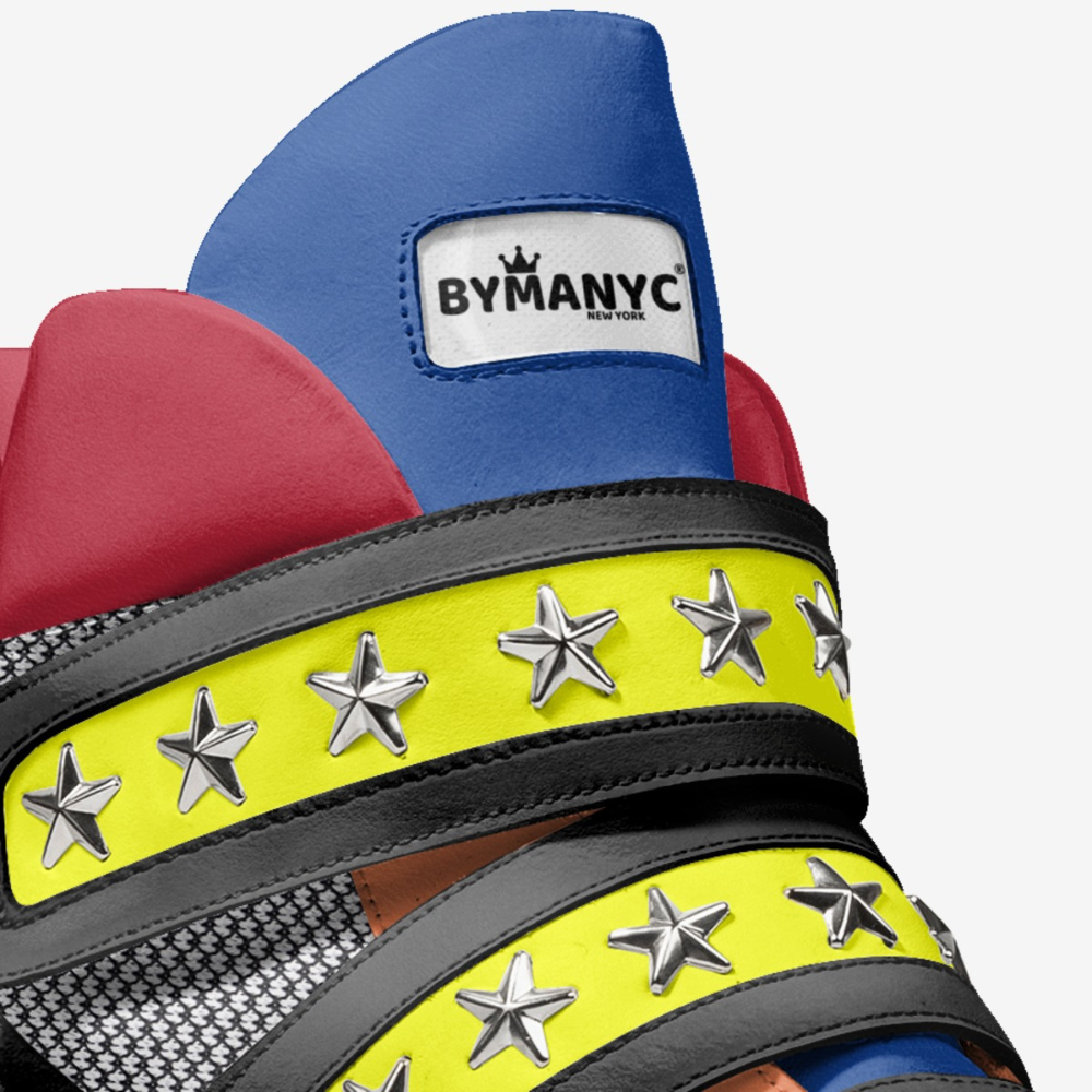 Unisex Limited Edition EAST VILLAGE MULTI High-Tops BYMANYC ® New York