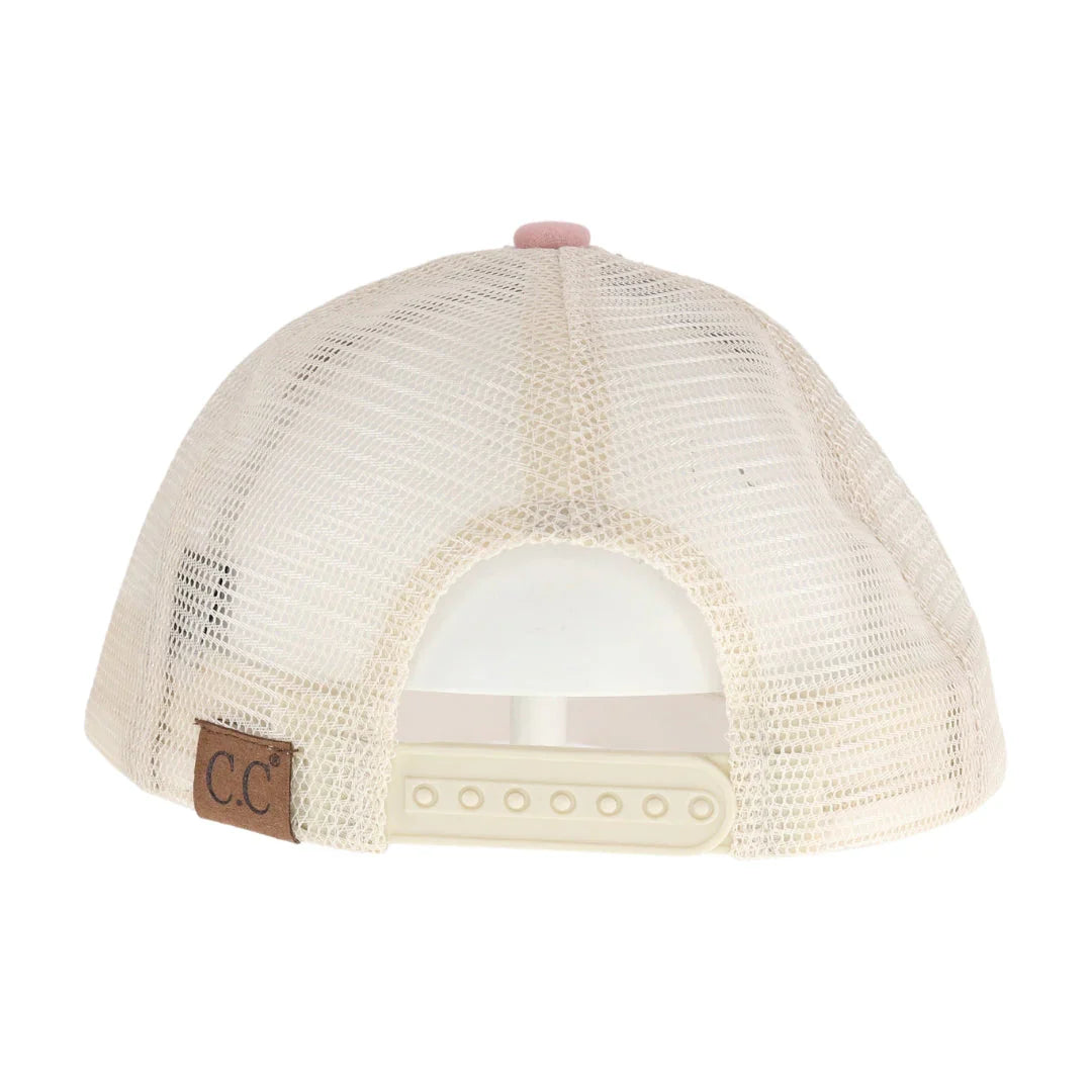 Rhinestone Adorned C.C Ball Cap - Black