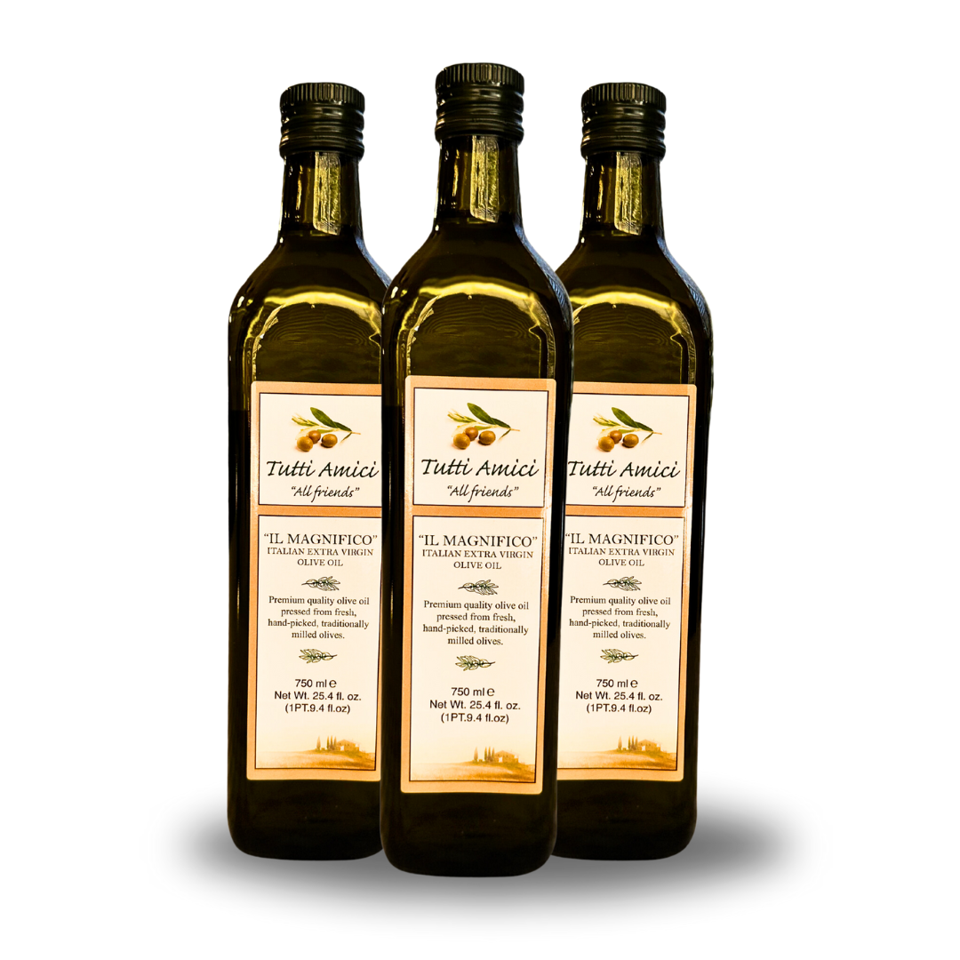 3 Bottles of Tutti Amici Olive Oil