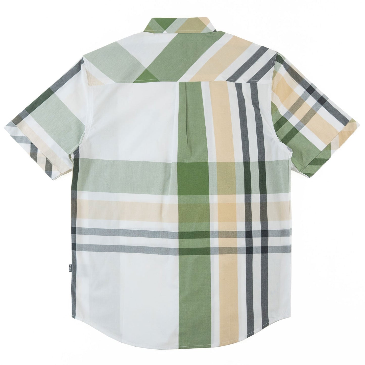 V842 Robert Plaid Button-Down Shirt - Olive