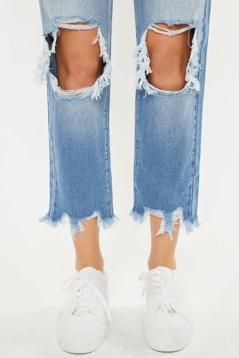 Jeans - Vintage Blue High Rise - Straight Leg
