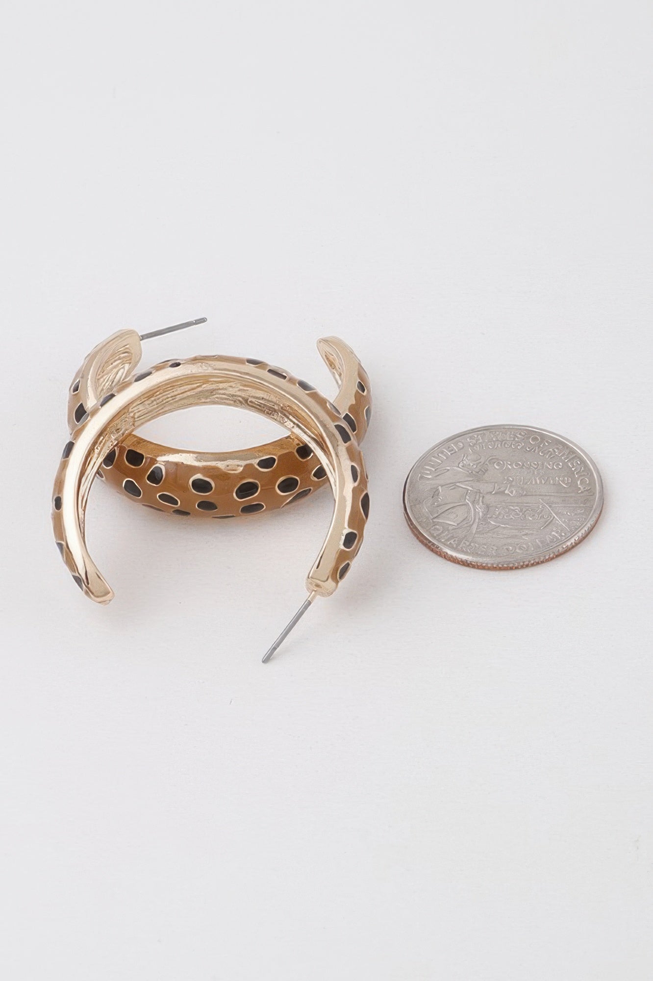 Women's Cheetah Print Hoop Earrings BYMANYC ® New York CONTEMPORARY VIBRANT MODERN JEWELRY - New Collection