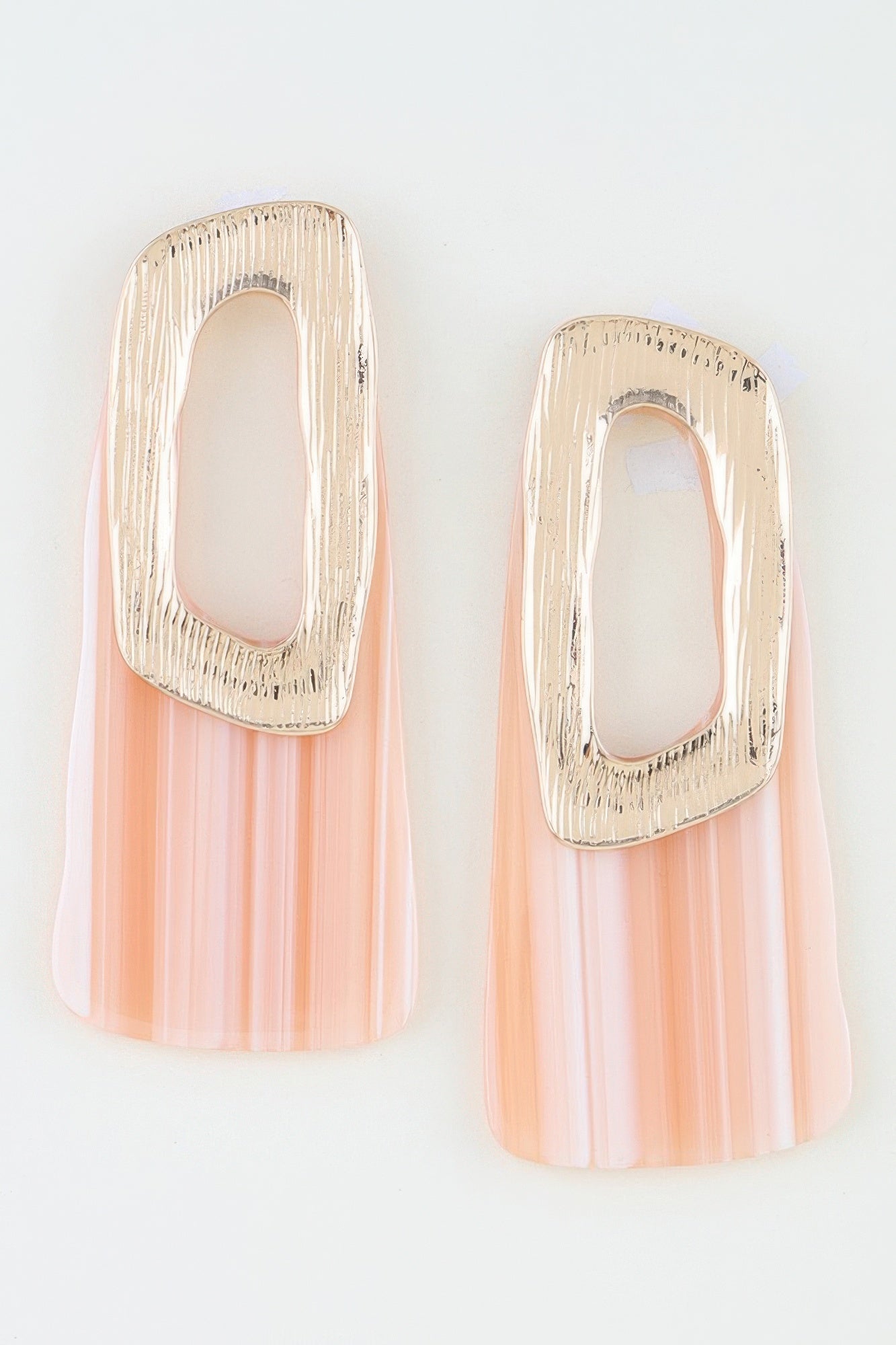 Women's Drop Earrings Modern Retro Streak Fashion BYMANYC ® New York VINTAGE CONTEMPORARY STRIPED STATEMENT DANGLE - New Collection