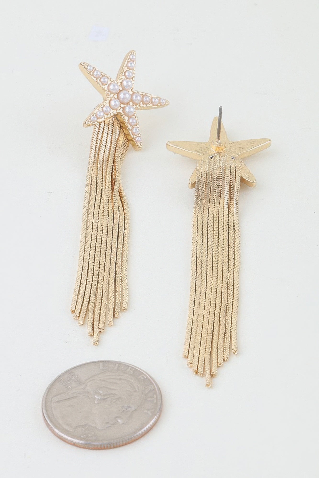 Women's Earrings Drops Starfish BYMANYC ® New York HAMPTONS CURTAIN - New Collection