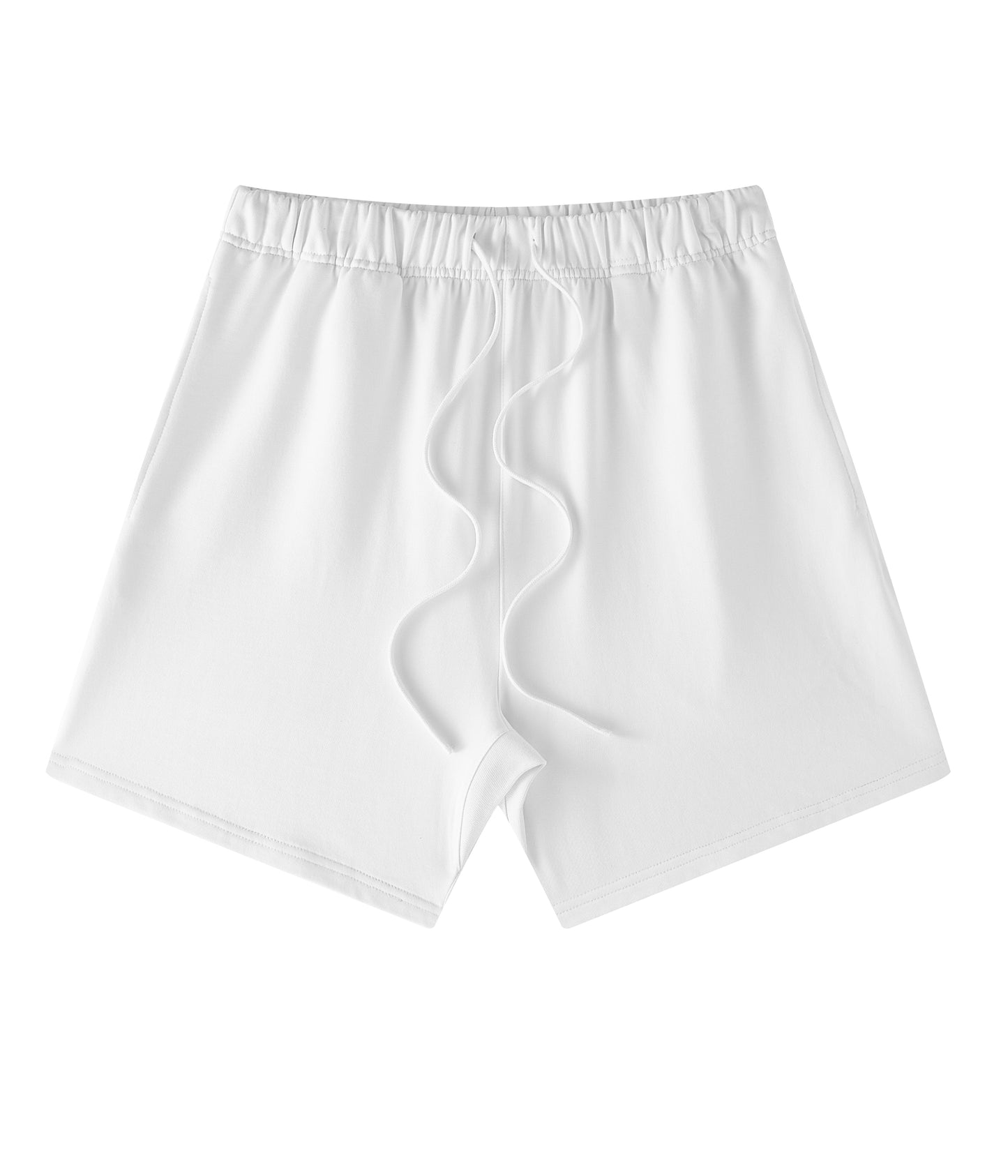 WHITE SWEAT SHORTS