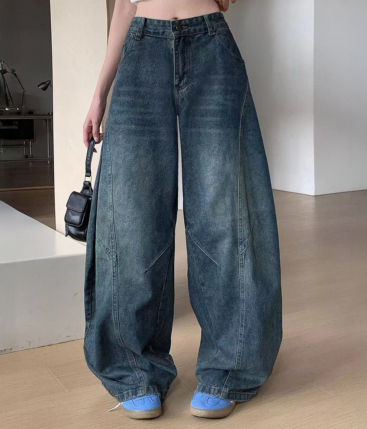 CONTRAST PANEL DENIM