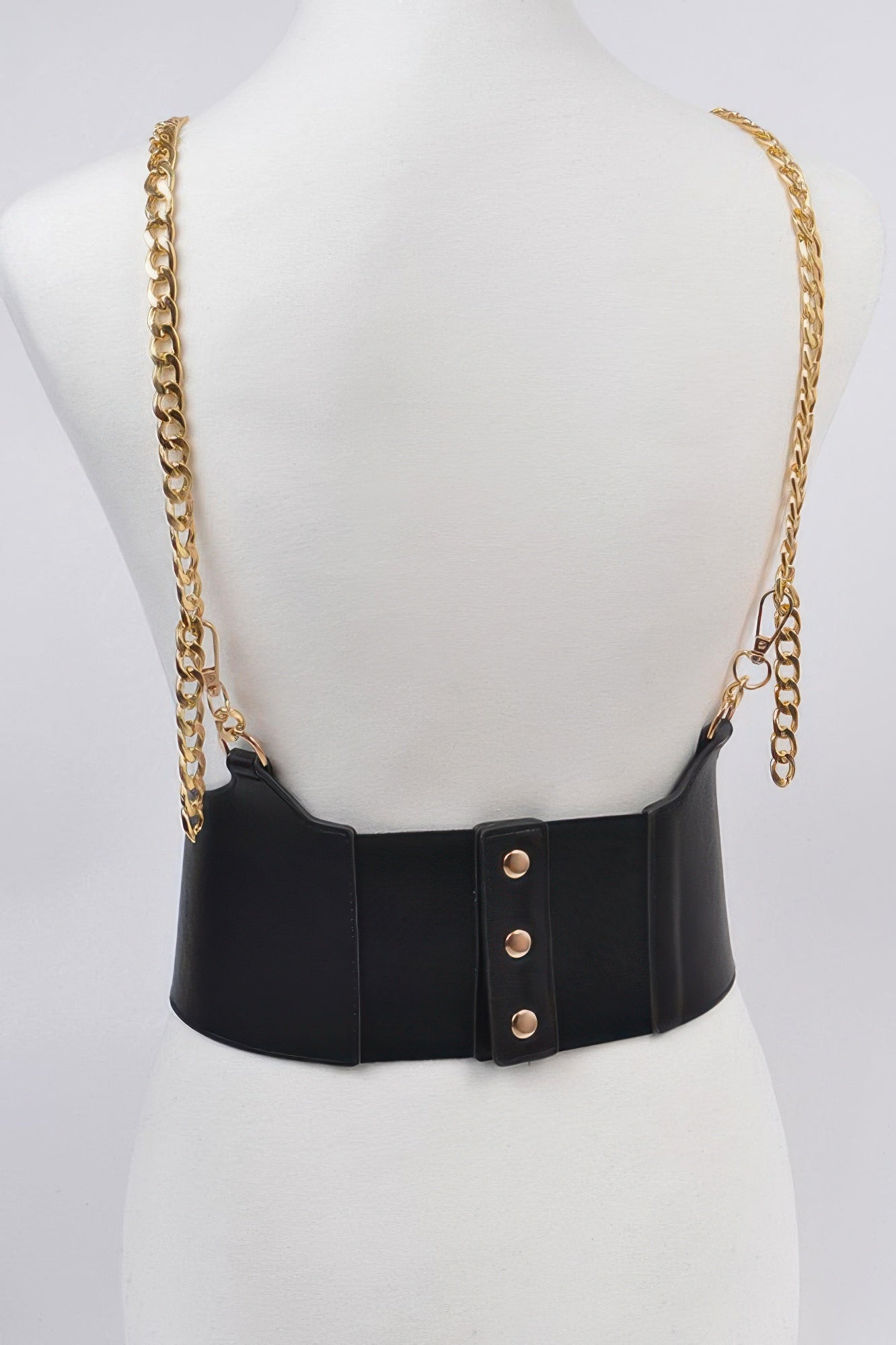 WOMEN'S BELT SOHO Wide Faux Leather Statement BYMANYC ® New York