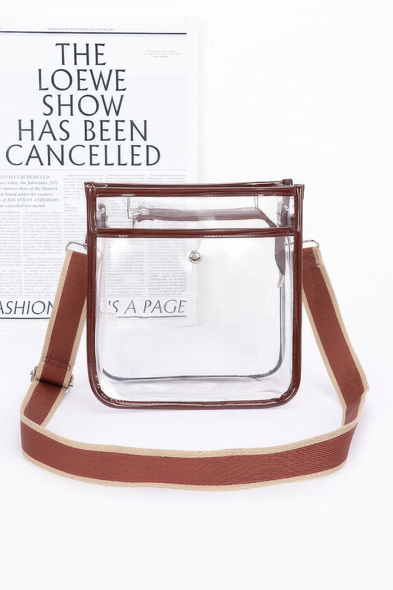 WOMEN'S TRANSPARENT BAG TRIBECA New Collection WALL STREET BYMANYC ® New York