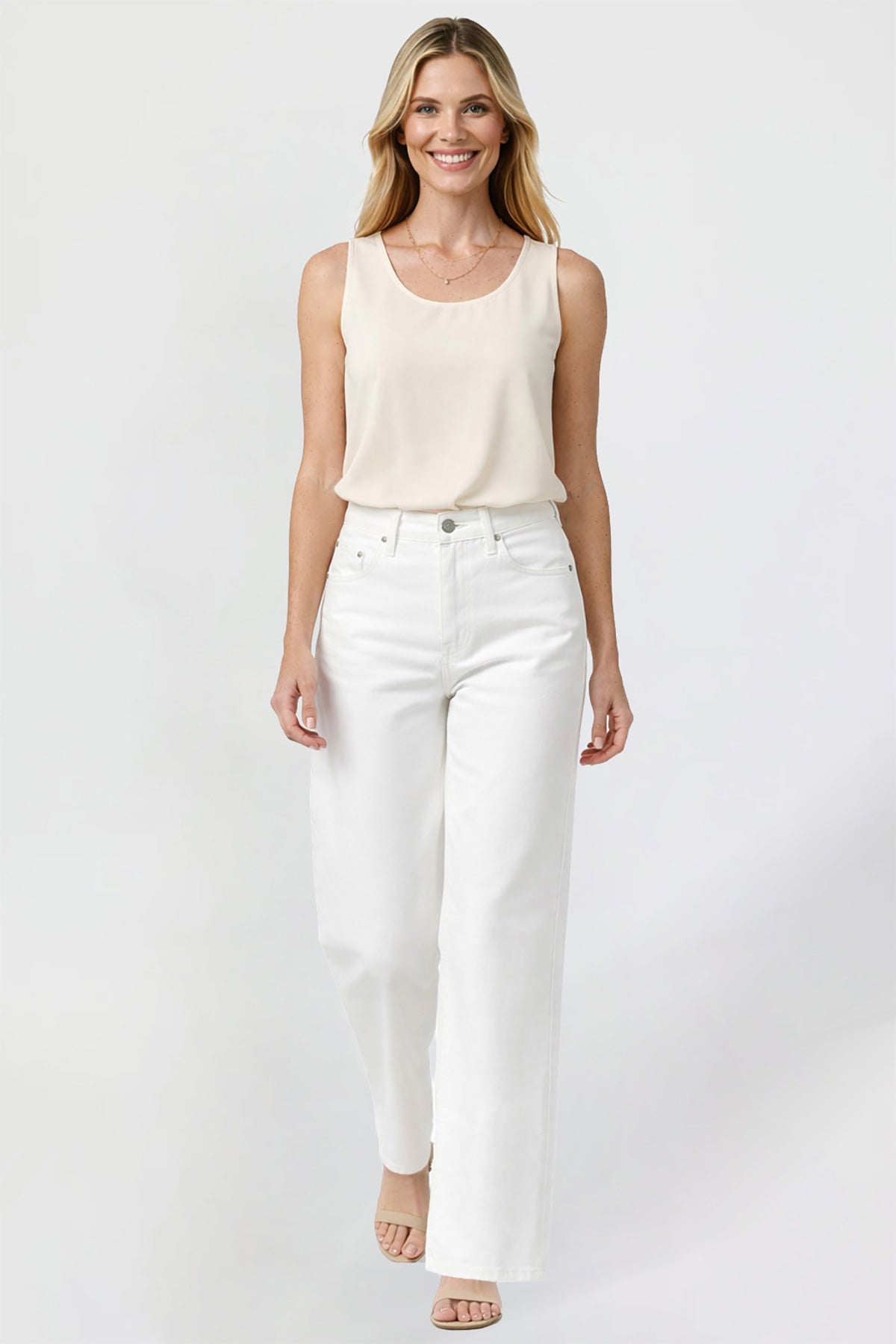 Women's Luxe High Rise Wide Leg Jeans