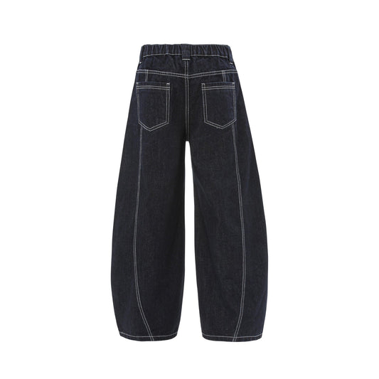 BYMANYC ® New York Harlem Barrel Jeans in Dark Blue, view 2