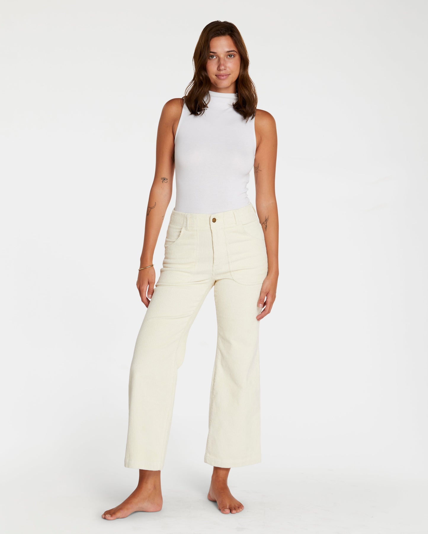 Women's Stovepipe Pant (Cream)
