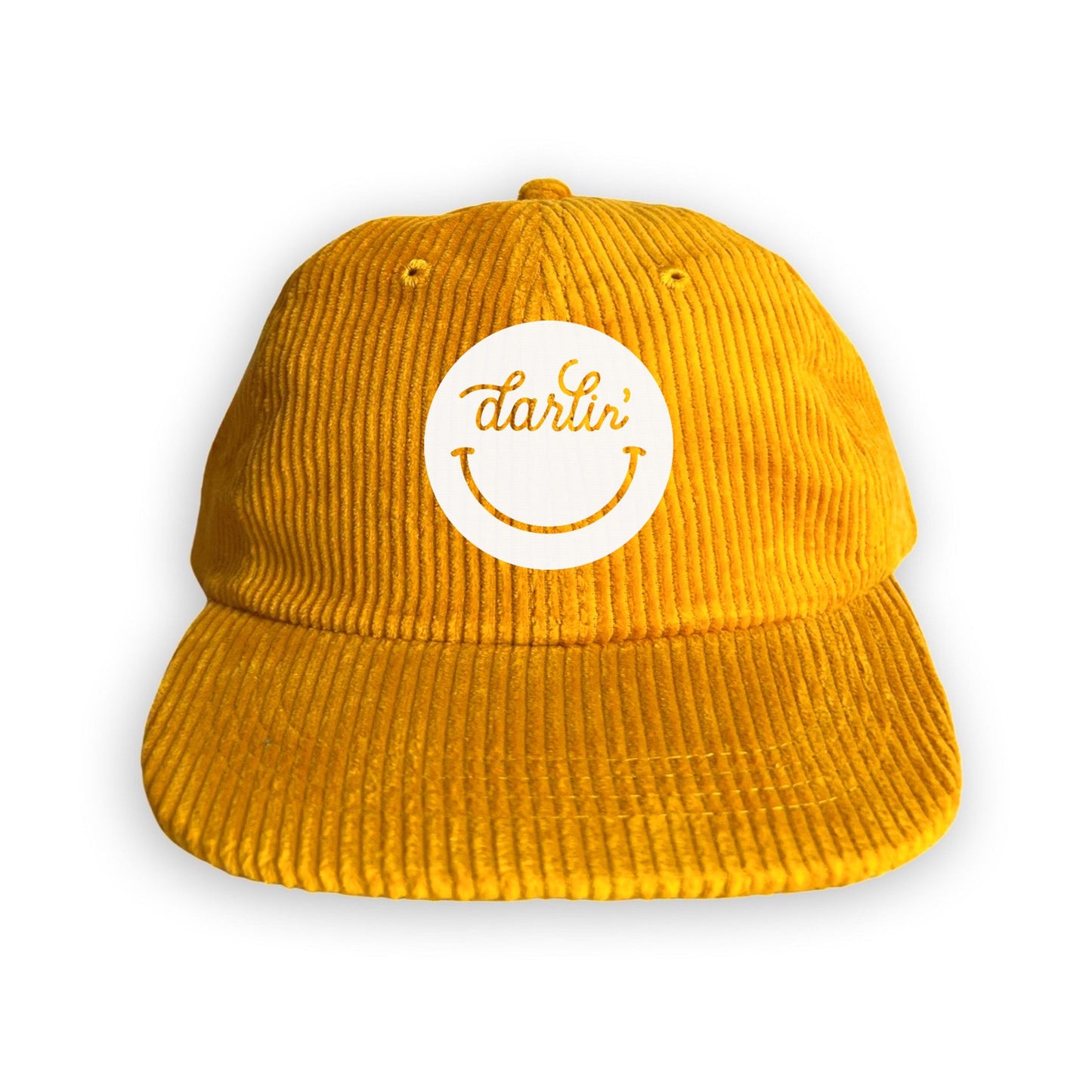 Darlin' Cursive Smile Corduroy Cap