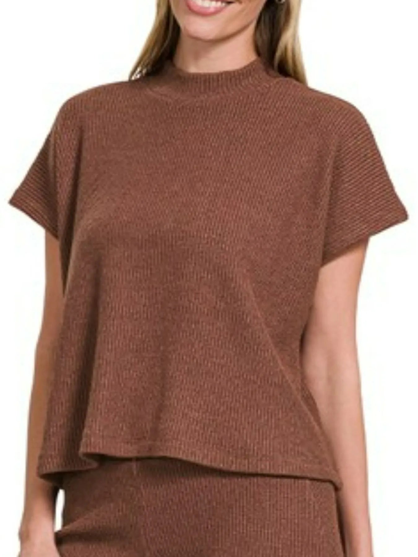 Sweater Boxy Top & Long Pants Set