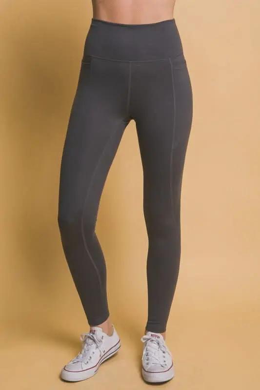 Trendsi Active Comfort High Waist Leggings with Pockets - Apparel & Accessories