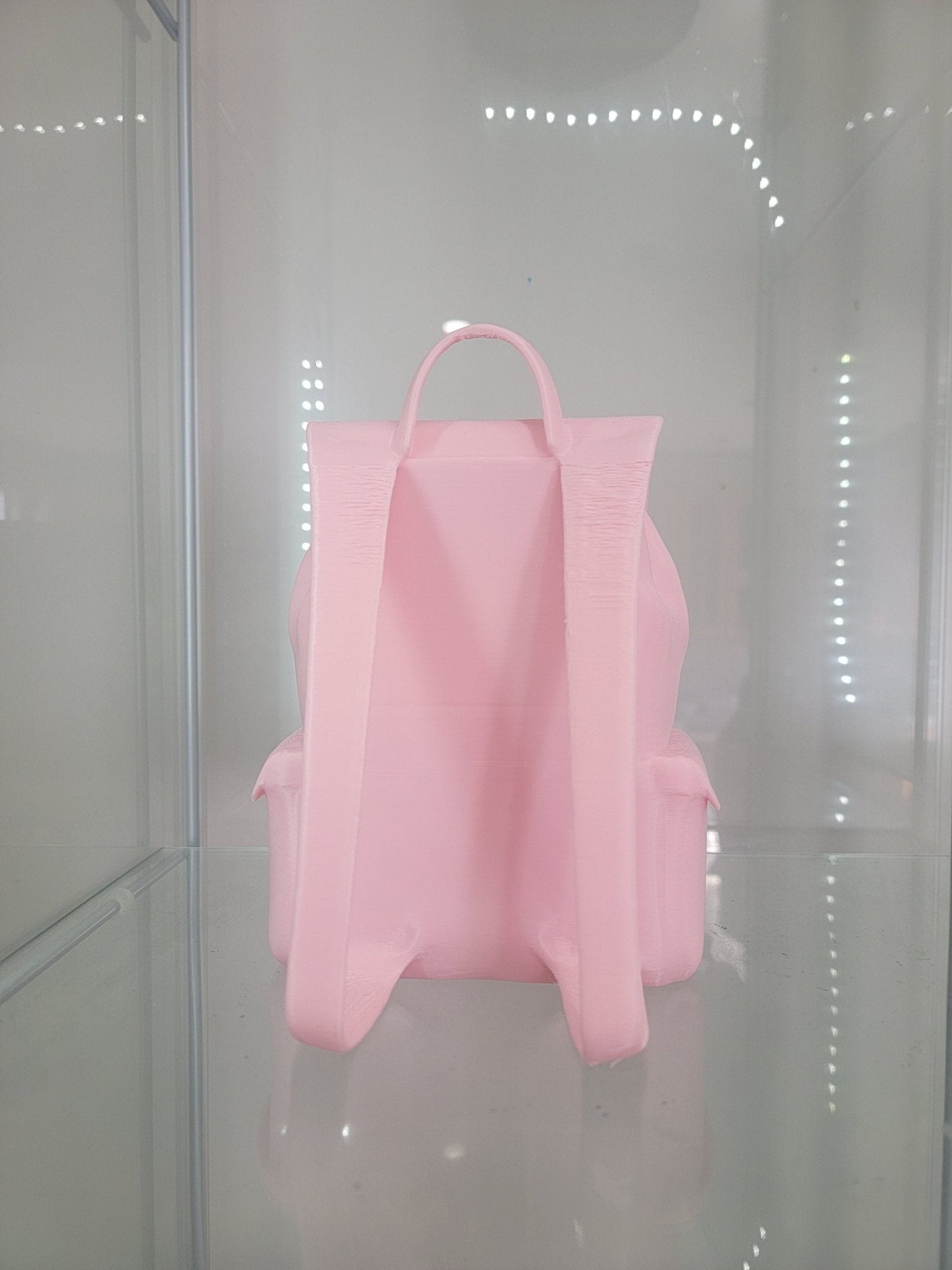 Adorable Pink Backpack Makeup Brush Holder - Stylish Organizer for Glam Lovers