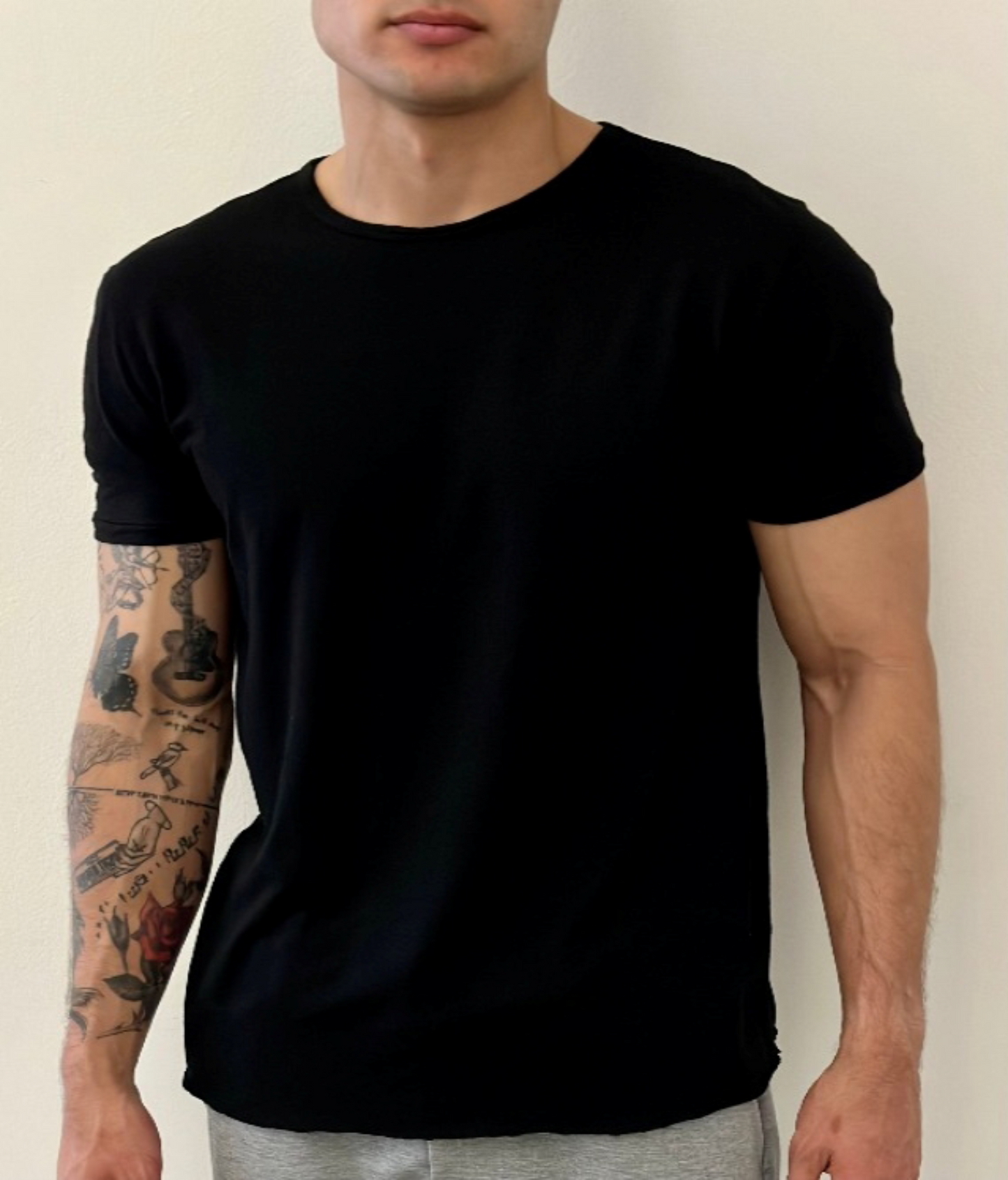 4 Corners Crew Neck (Midnight Black)