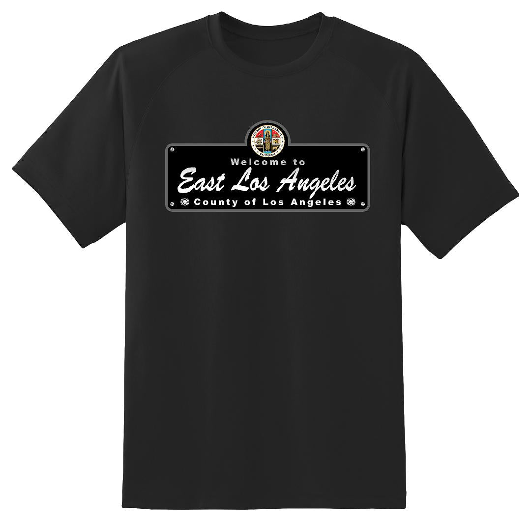 East Los Angeles Black Street Sign Tshirt