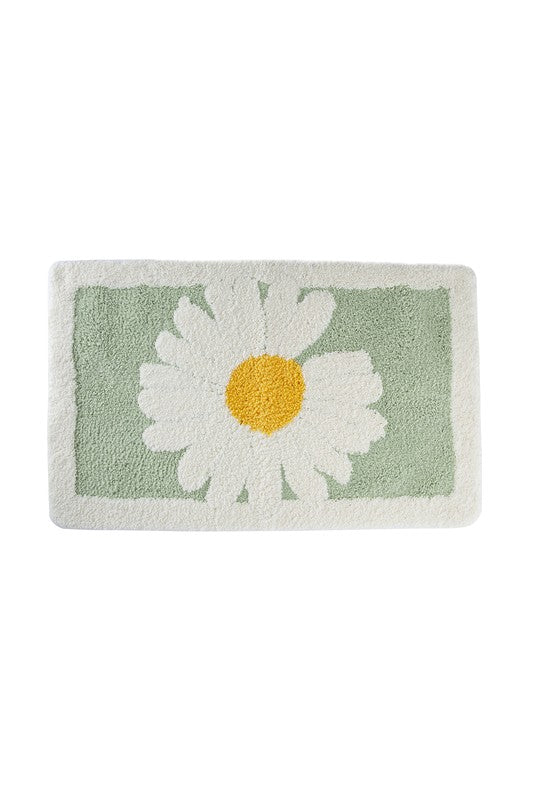Soft Bath Mat - Flower