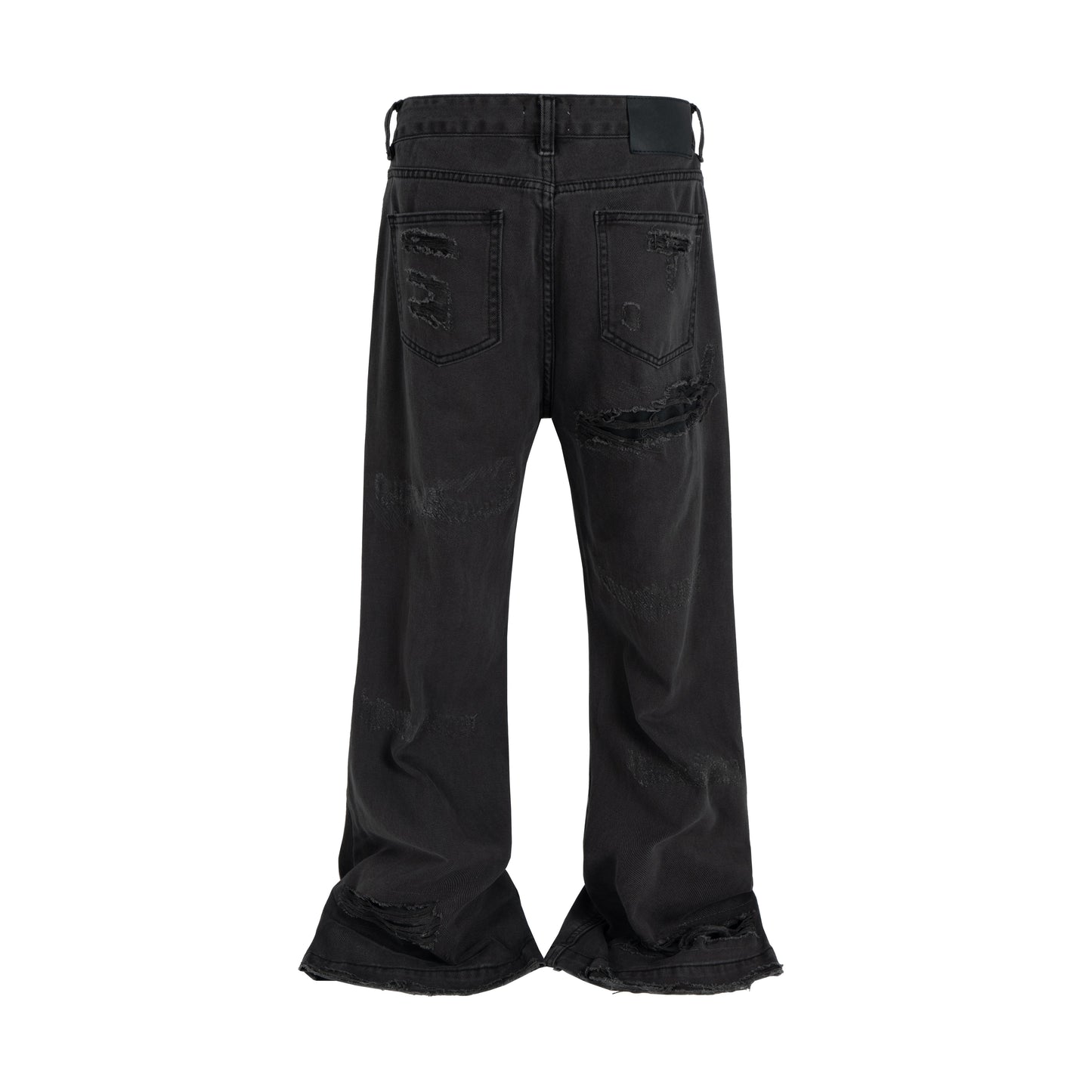DARK DESTROYED DENIM