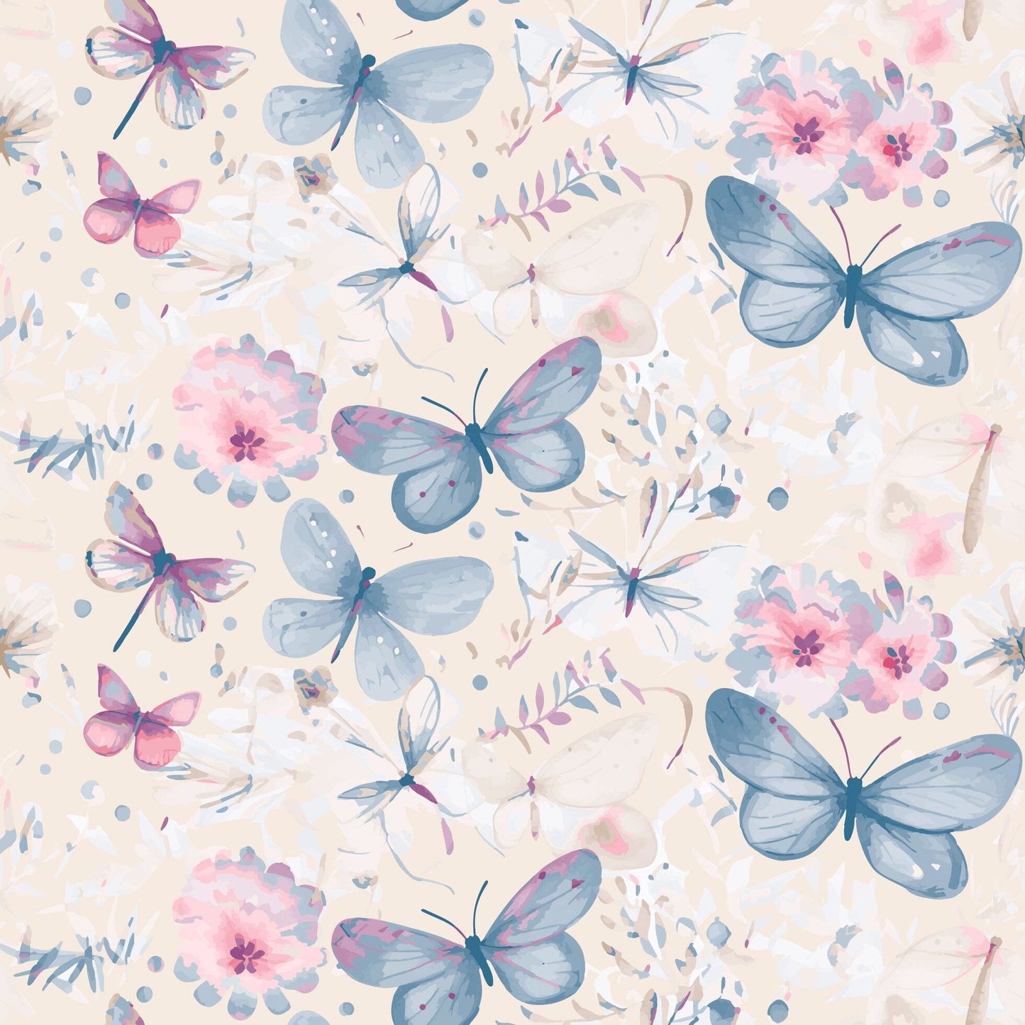 Watercolor Butterfly Convertible Romper