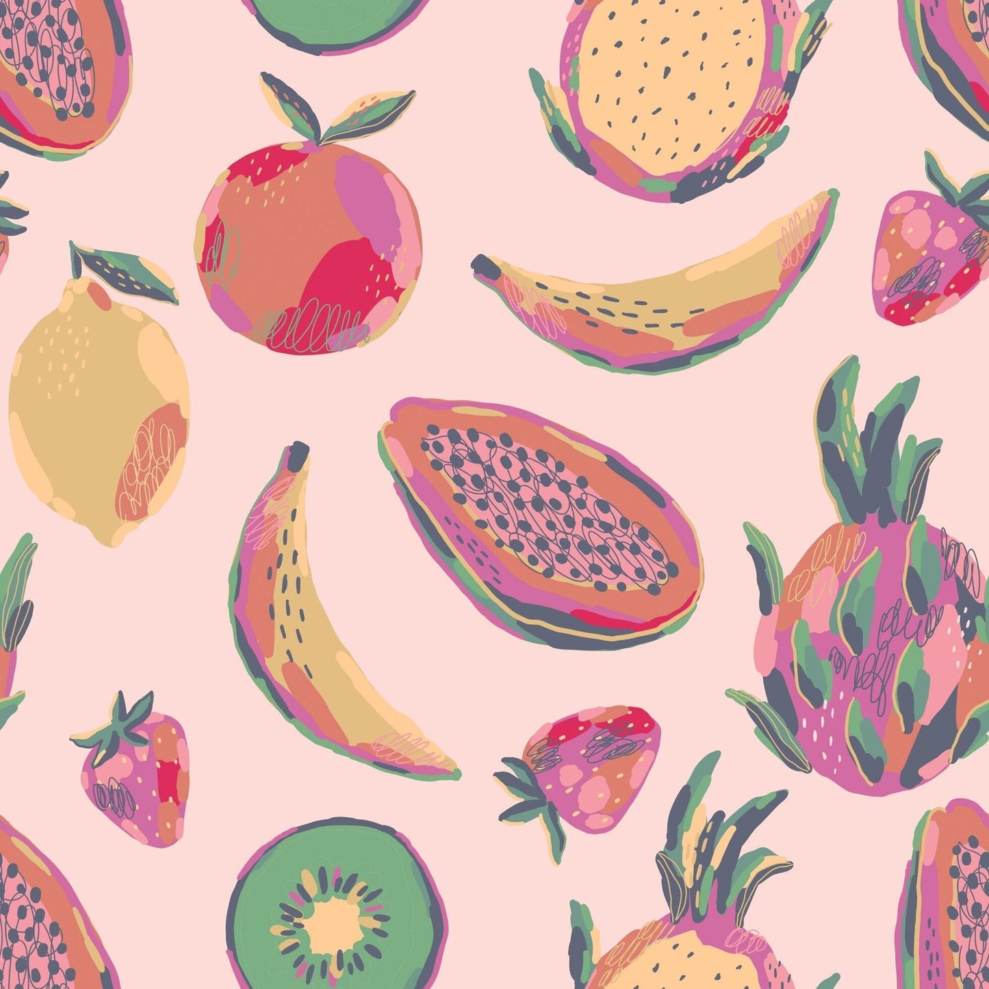 Tropical Fruit Convertible Romper