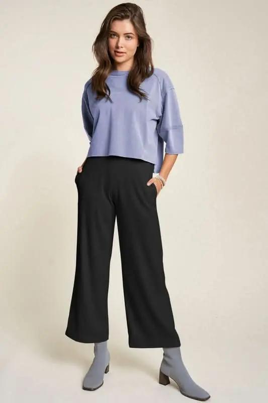 Trendsi Davi & Dani Wide Leg Pants Women's Chic Trousers USA Shipped!