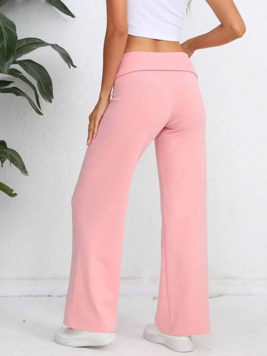 Trendsi High-Waisted Wide Leg Trousers Women's Elegant Versatile Pants