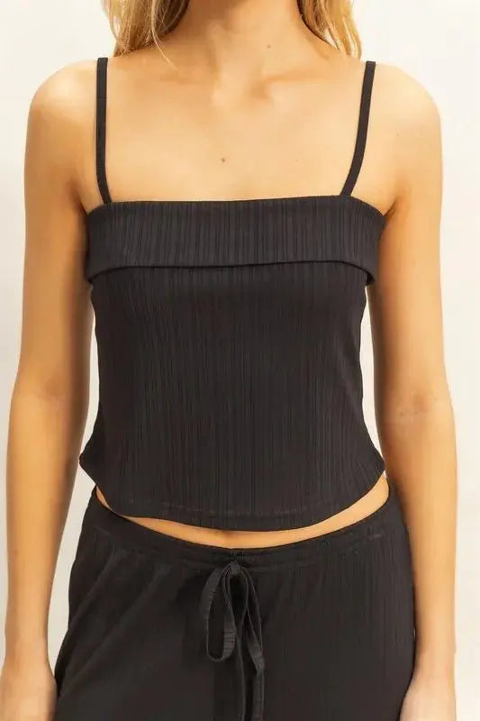 Women's Loungewear Set - Rib Knit Two Piece - Cozy Comfort