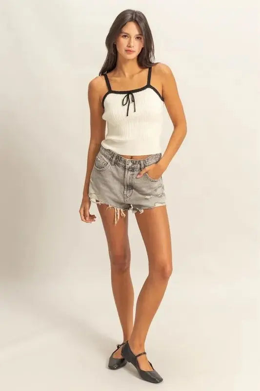 Trendsi Ribbed Knit Cami Women's Casual Top Chic & Comfy