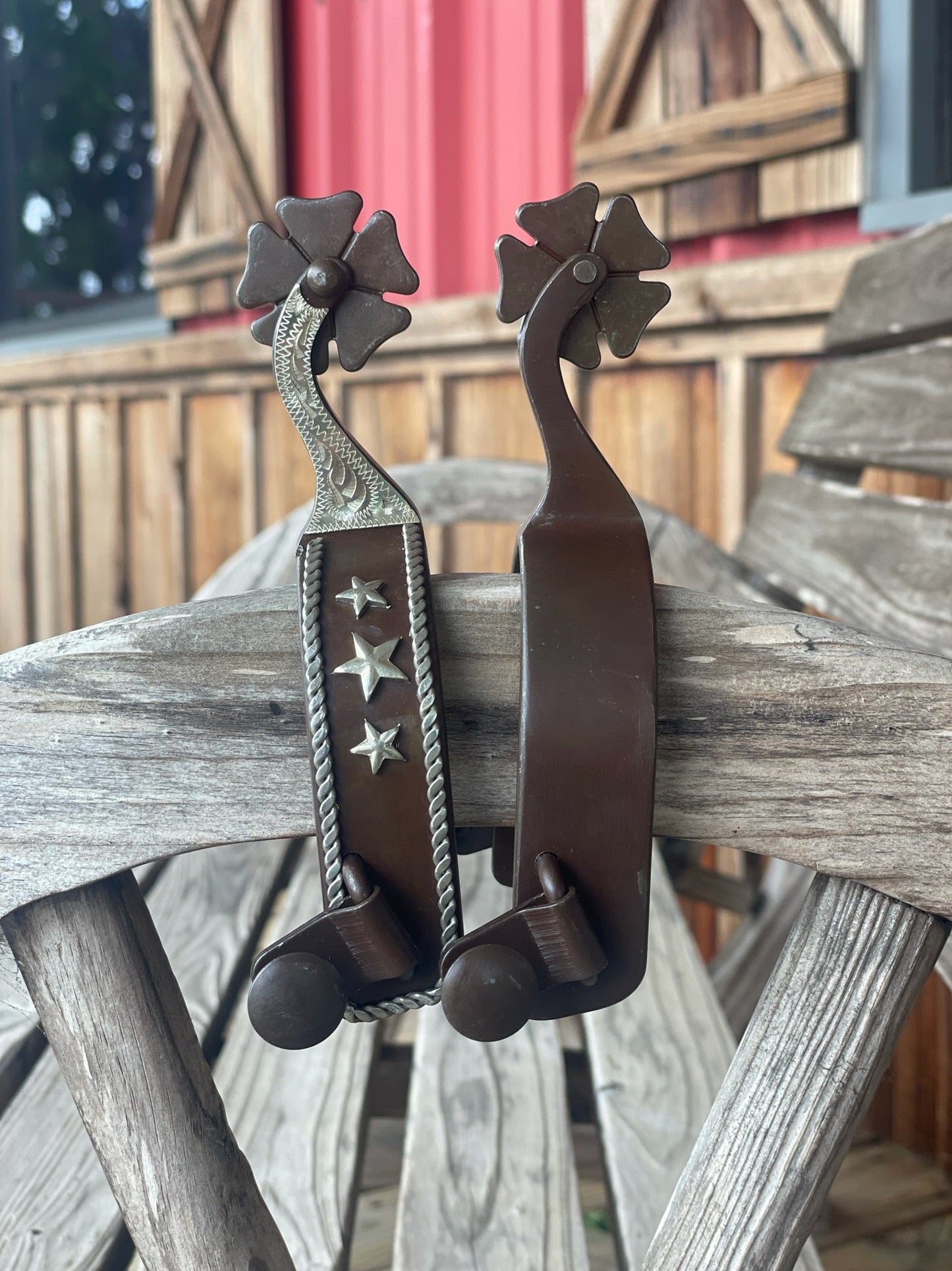 Star Brown Iron Spurs