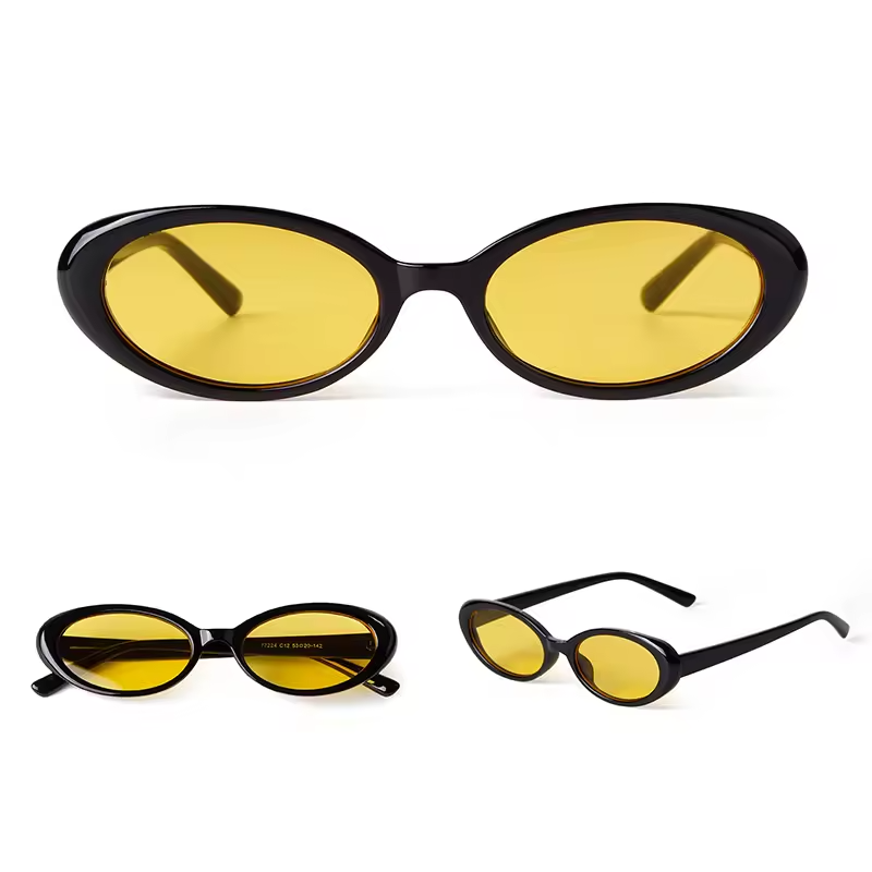 Daring Vintage Oval Sunglasses