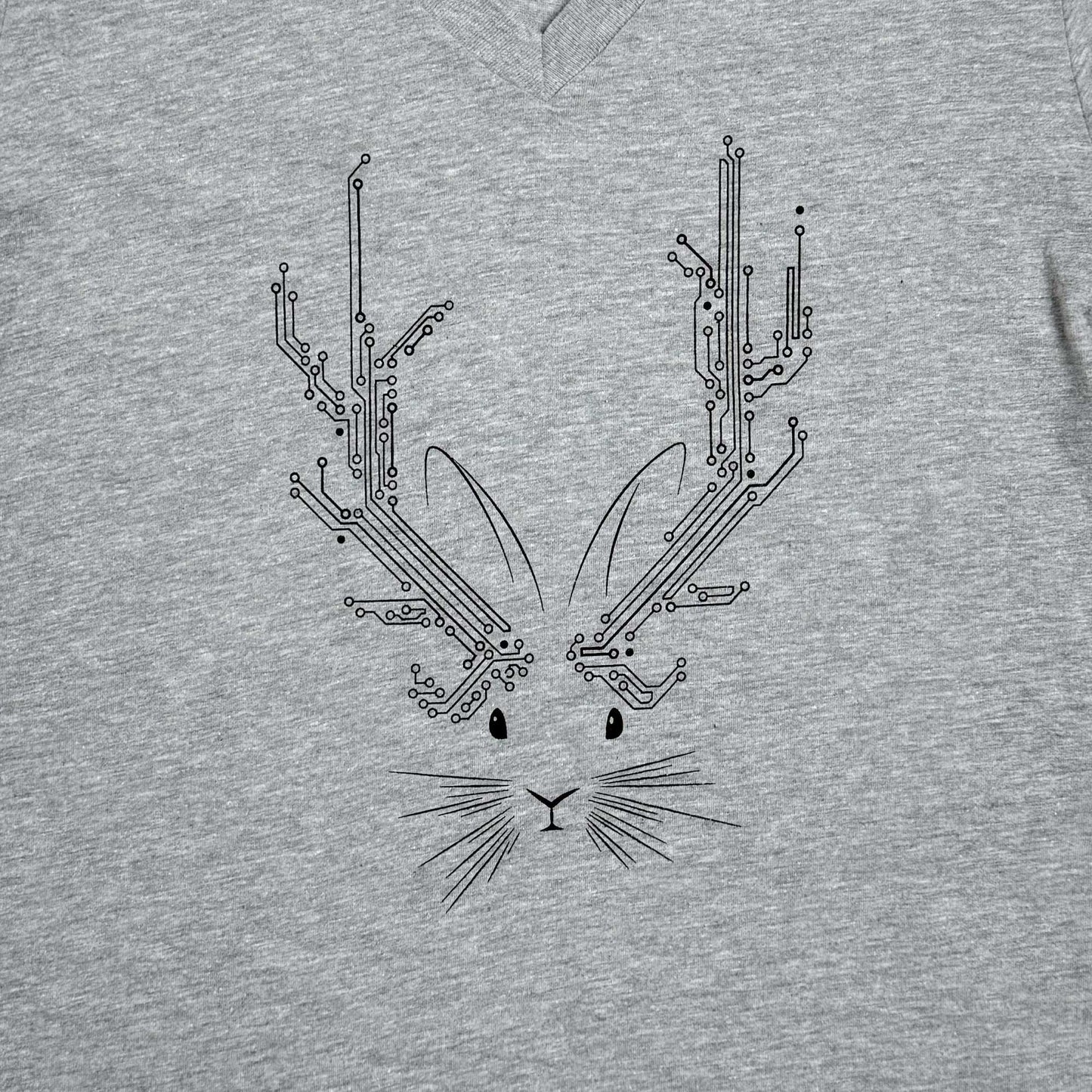 Jackalope Womens V-neck T-shirt
