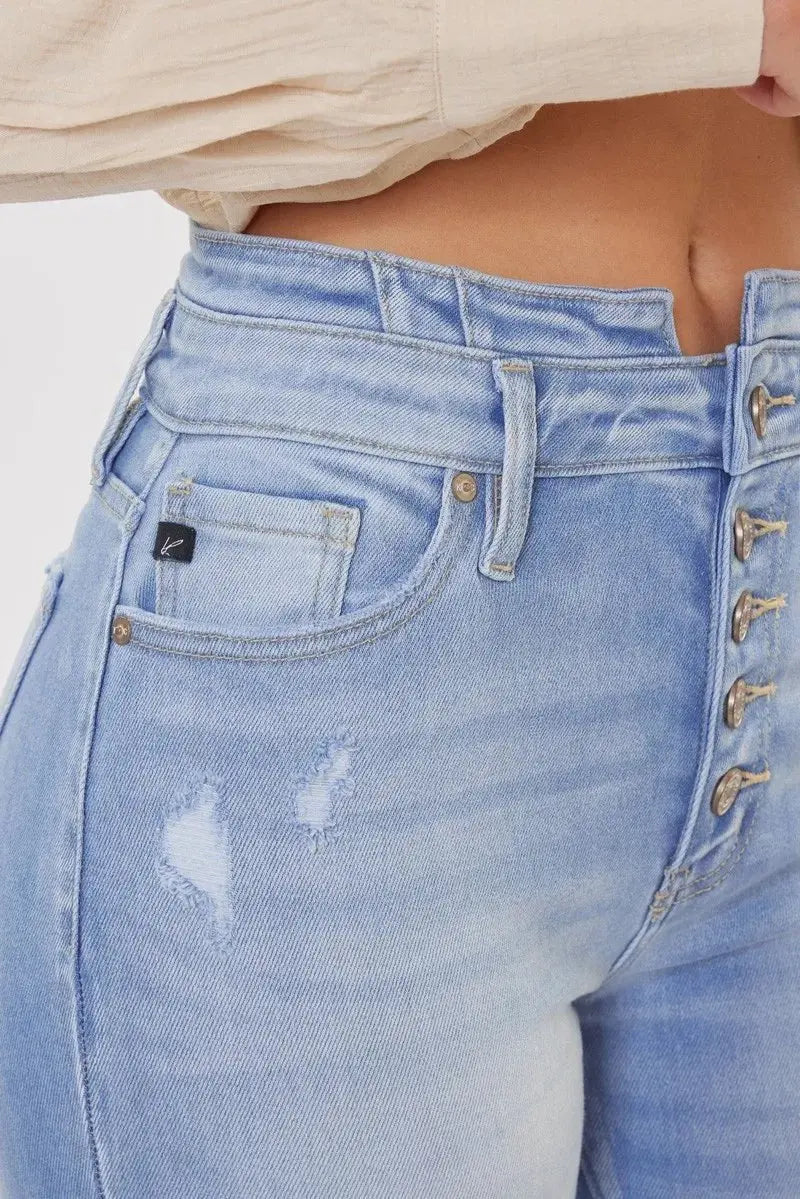 Women's Jeans - Curvy Fit High Rise Comfy - Flare